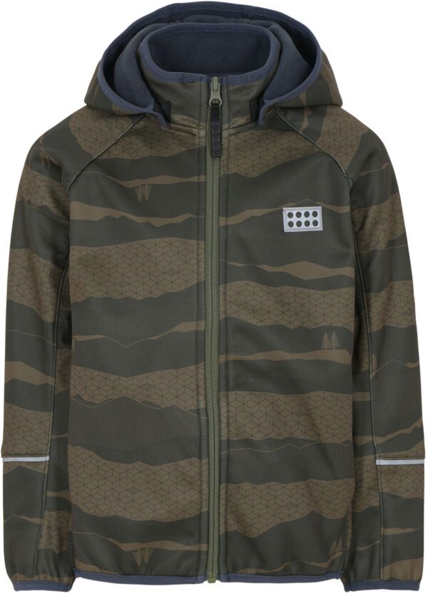 LEGO Wear Softshelljacka, Dark Khaki, 104