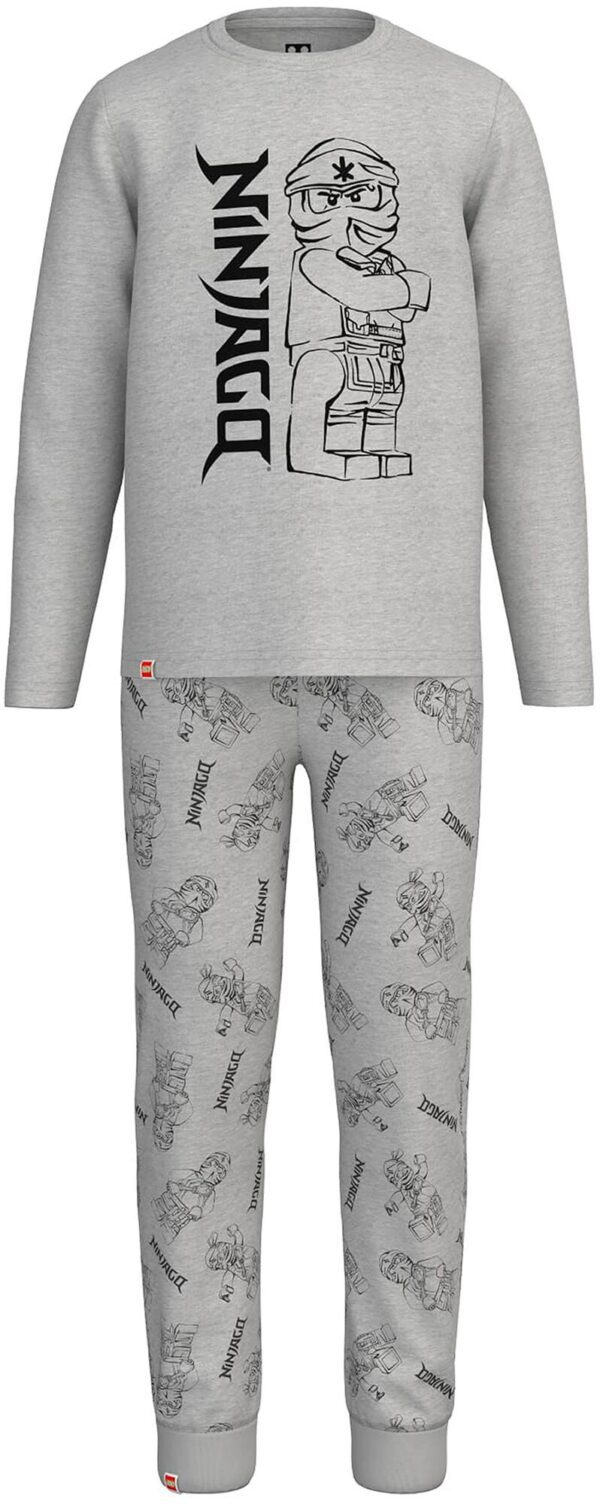 Lego Wear Pyjamas, Grey Melange, Stl 104