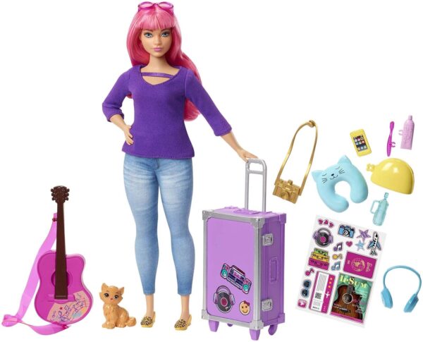 Barbie Daisy Travel Doll & Accessories FWV26