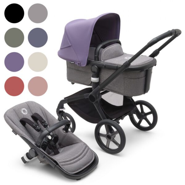 Bugaboo Fox 5 Black/Grey Melange