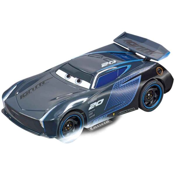 Carrera Go Bil Disney Pixar Cars - Jackson Storm - Neon Nights LED-Ljus - 1:43