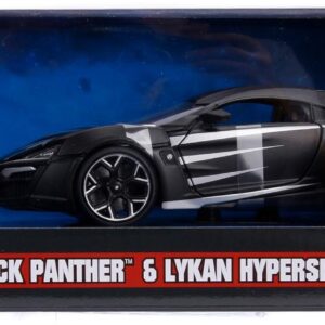 Marvel Black Panther Lykan Hypersport med figur 1:24