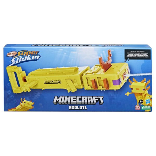 NERF Super Soaker Minecraft Axolotl