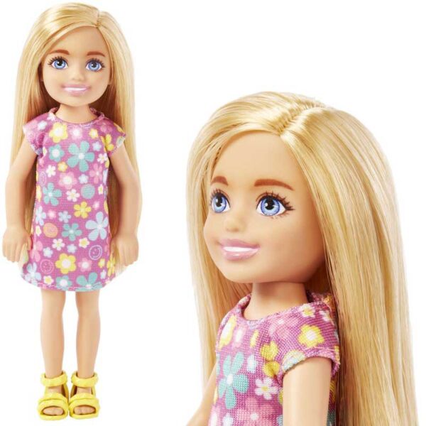 Barbie Chelsea Docka Dress Med Blommor HKD89