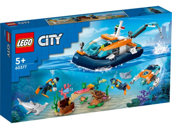 LEGO City Utforskare och dykarbåt 60377