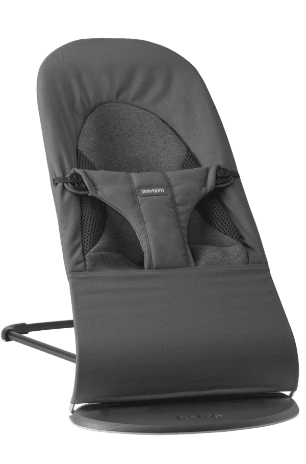 BabyBjörn Babysitter Balance Soft - Mörkgrå / Vävd/Jersey, Tri-Fabric / Svart