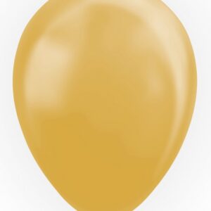Ballonger metallic guld 10-pack
