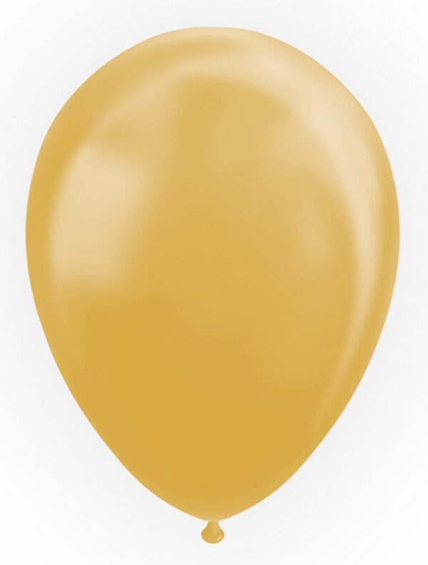 Ballonger metallic guld 25-pack