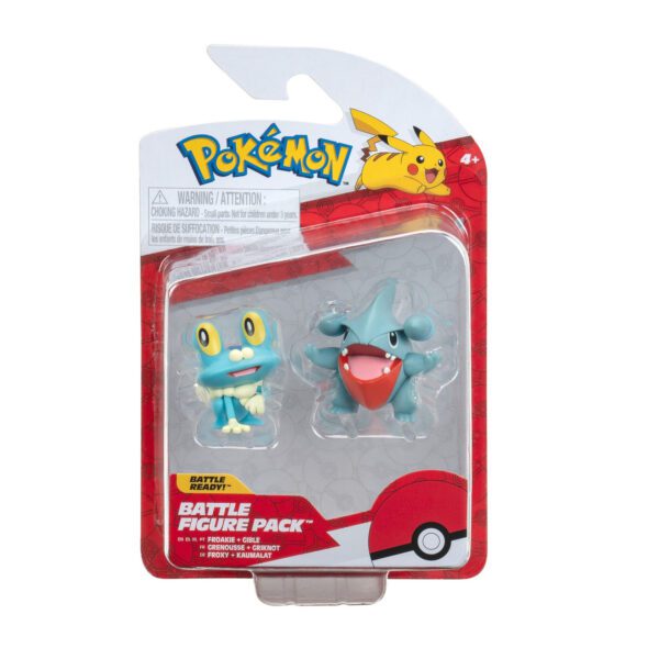 Pokemon Battle Figure Pack Froakie + Gible