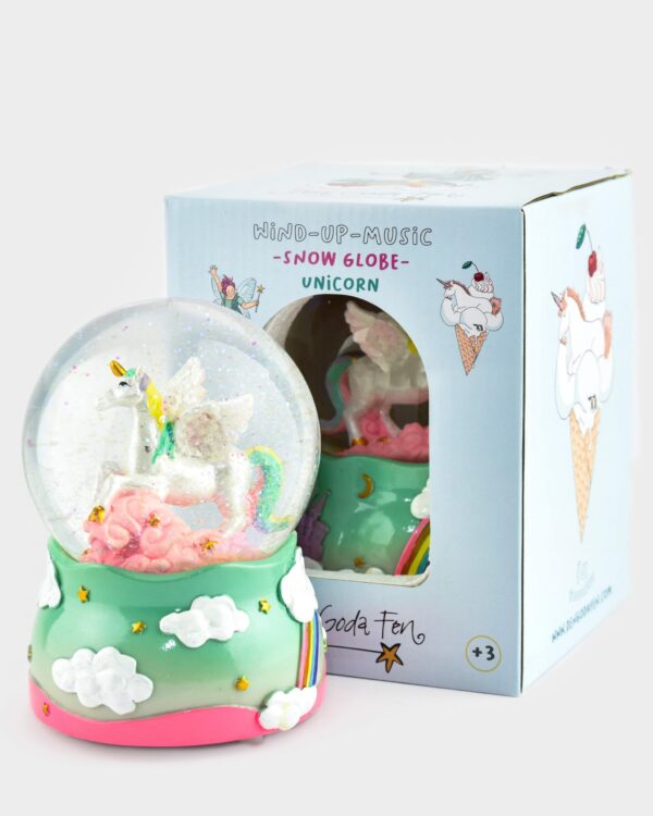 Snöglob Glitter Globe Unicorn w Music