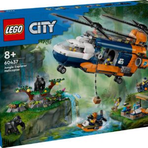 LEGO City Djungelhelikopter och basläger 60437