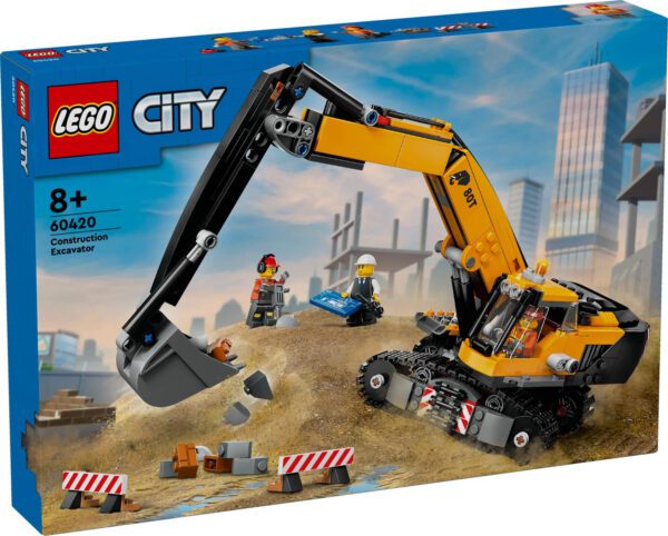 LEGO City Gul grävmaskin 60420