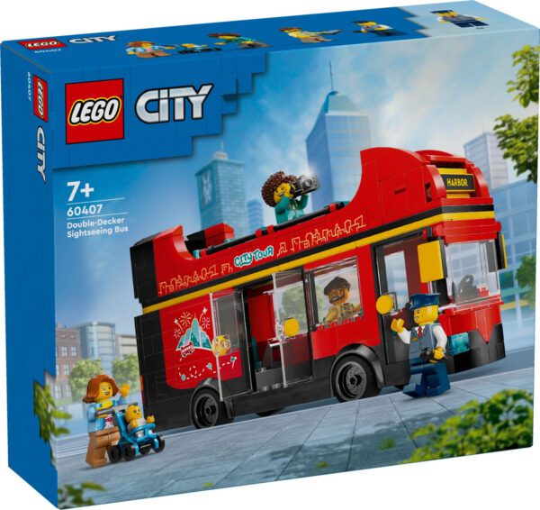 LEGO City Röd dubbeldäckare för sightseeing 60407