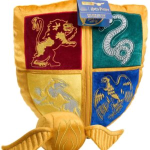 Harry Potter - Quidditch Crest & Golden Snitch Cushion with Plush Figure