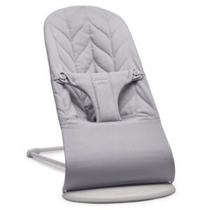 BabyBjörn Babysitter Bliss Petal Quilt Light Grey Cotton