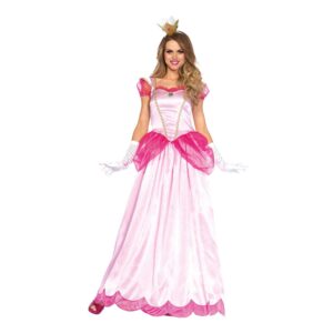 Peachy Rosa Prinsessa Maskeraddräkt - Medium