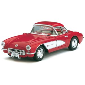 1957 Chevrolet Corvette - Kinsmart - 1:34 - Blå