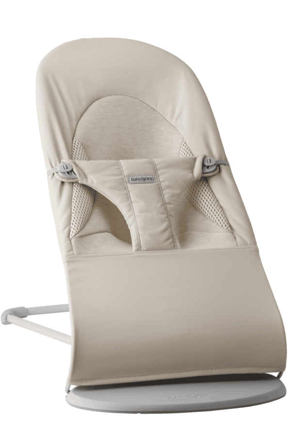 BabyBjörn - Babysitter Balance Soft - Ljusbeige / Vävd/Jersey, Tri-Fabric / Ljusgrå