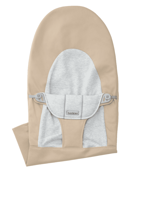 BabyBjörn - Extra Tygsits till Babysitter Balance Soft - Beige/Grå / Vävd/Jersey