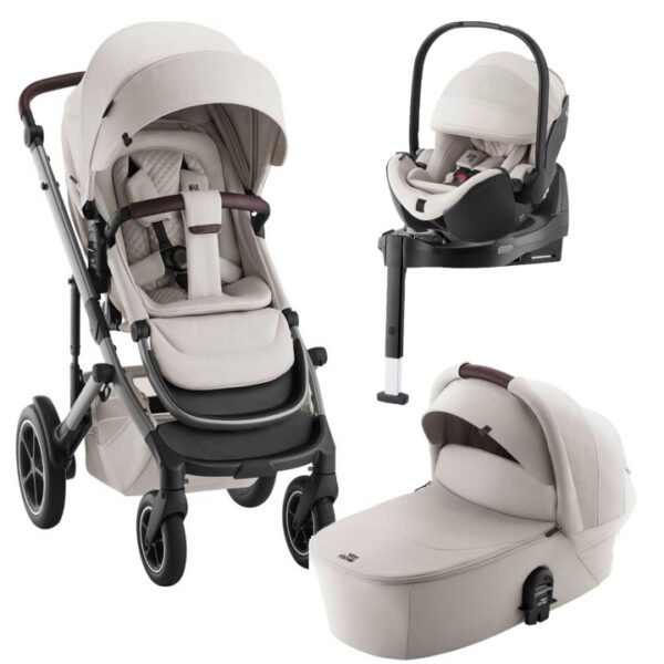 Britax Smile 5Z Lux Duovagn + Babysafe Pro + Vario Bas