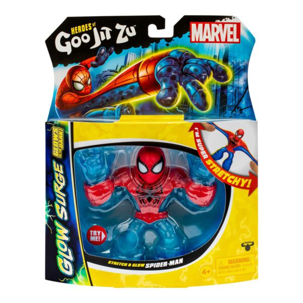 Goo Jit Zu Marvel Glow Surge Spiderman