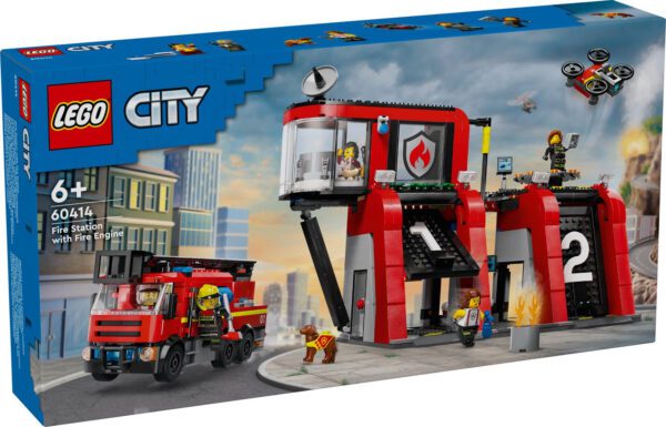 LEGO City Brandstation med brandbil 60414