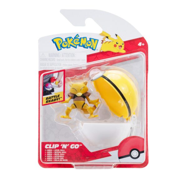 Pokemon Clip n Go Abra + Level Ball