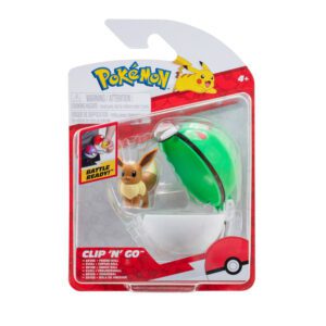 Pokemon Clip n Go Eevee + Friend Ball