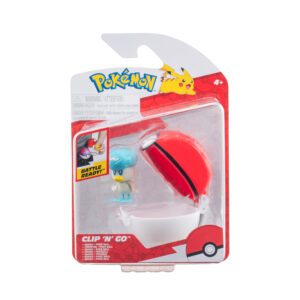 Pokemon Clip n Go Quaxly + Poke Ball