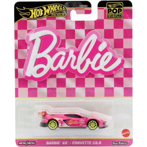 Barbie 65th - Corvette C8.R - Pop Culture - Hot Wheels