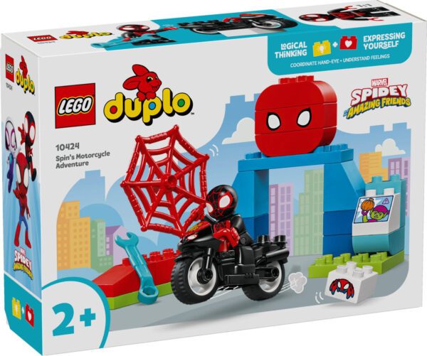 LEGO DUPLO Marvel Spins motorcykeläventyr 10424