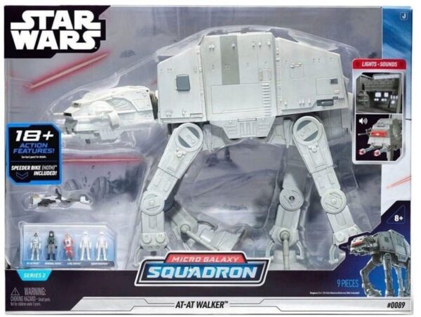 Star Wars Micro Galaxy Squadron - Assault Class AT-AT with Figures