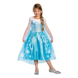 Disney Frozen Elsa Deluxe Barn Maskeraddräkt - X-Small