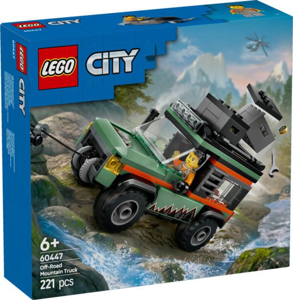 LEGO City 4-hjulsdriven terrängbil för bergskörning 60447