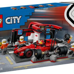 LEGO City F1 depåstopp & depåteam med Ferrari bil 60443