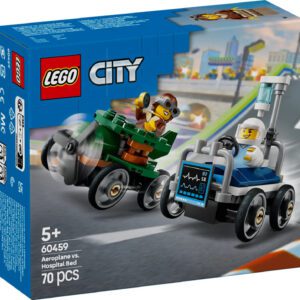 LEGO City Flygplan mot sjukhussäng racingpaket 60459