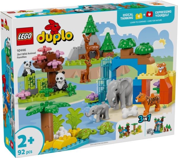 LEGO DUPLO 3-i-1 Vilda djurfamiljer 10446