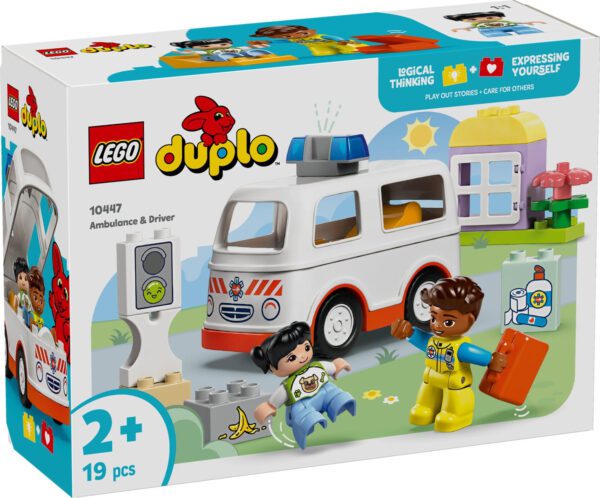 LEGO DUPLO Ambulans och förare 10447