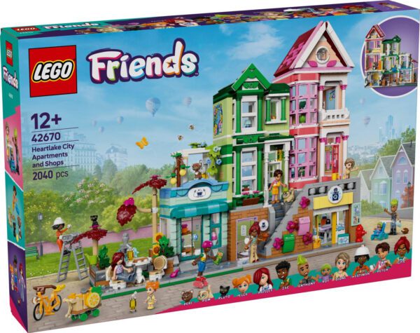 LEGO Friends Heartlake Citys lägenheter och butiker 42670