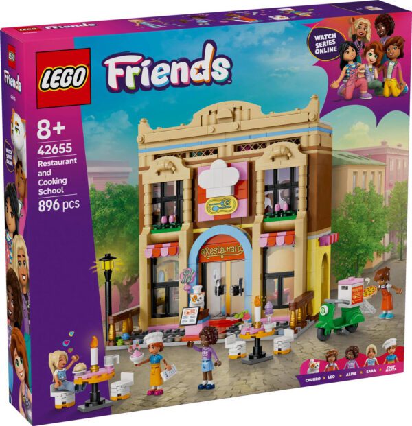 LEGO Friends Restaurang och matlagningsskola 42655