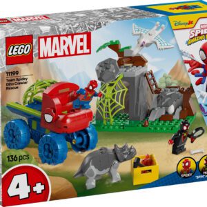 LEGO Marvel Team Spideys räddning med Dino Crawler 11199