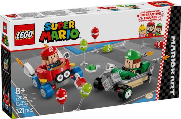 LEGO Super Mario Mario Kart - Baby Mario mot Baby Luigi 72034