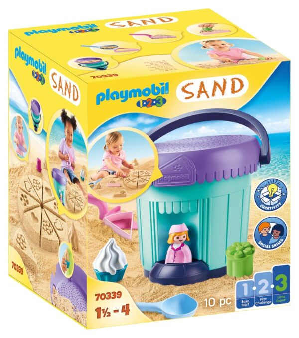 Playmobil 1.2.3 Kreativt set "Sandbageri" 70339