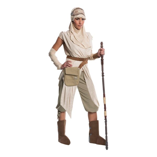 Star Wars Rey Super Deluxe Maskeraddräkt - Large