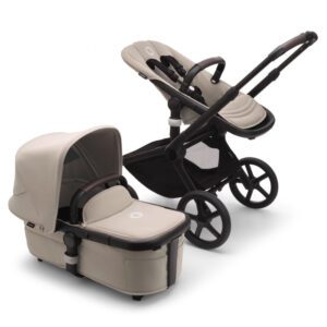 Bugaboo Fox 5 Komplett Black/Desert Taupe-Desert Taupe