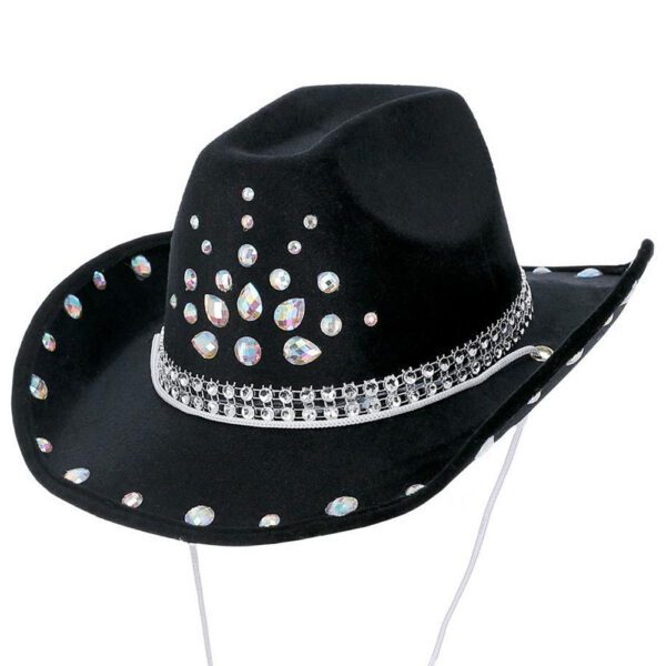 Cowboyhatt Svart Western