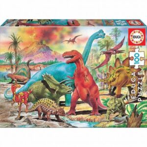 Educa Dinosaurs Pussel 100 bitar