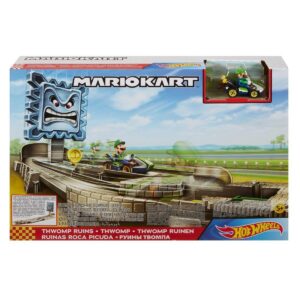 Hot Wheels Mario Kart Thwomp ruins Track Set