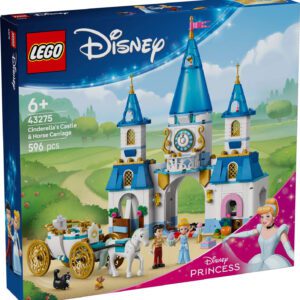 LEGO Disney Askungens slott och häst med vagn 43275