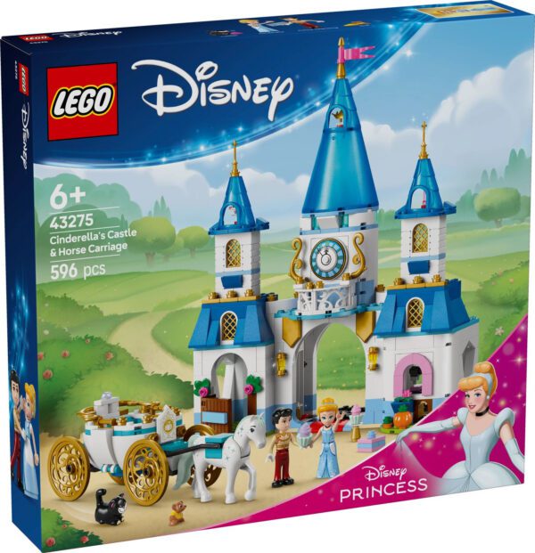 LEGO Disney Askungens slott och häst med vagn 43275